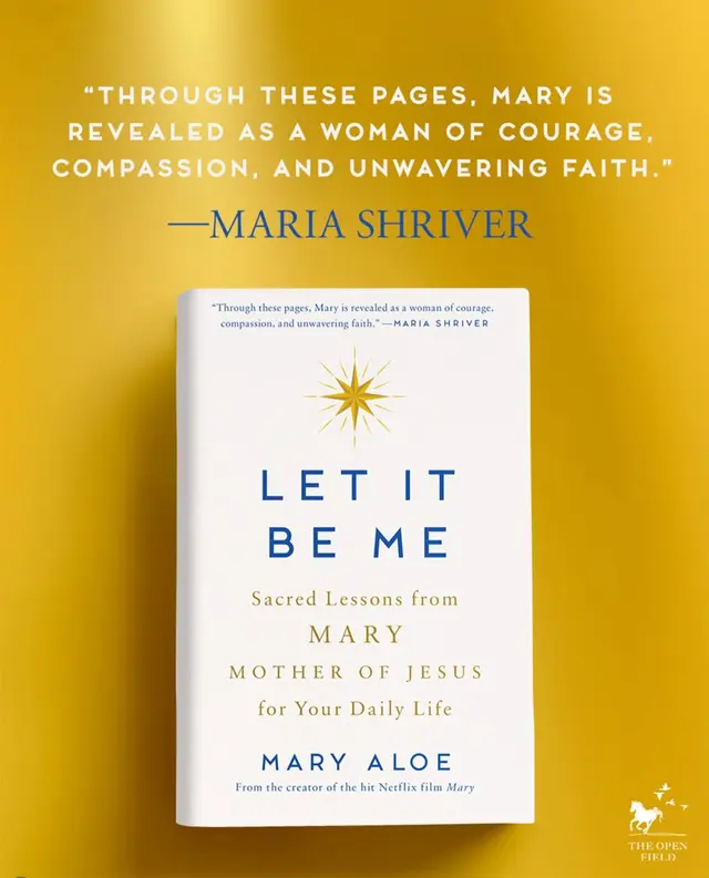 Let It Be Me book by Mary Aloe with Maria Shriver endorsement quote